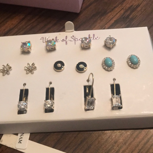 Jewelry - Diamonique Days of the Week Earrings